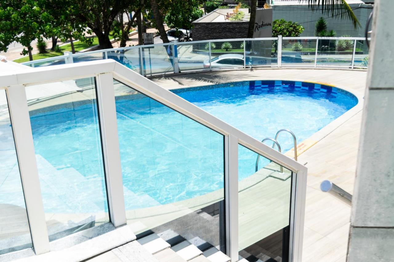 2703 Flat Beira Mar Av Boa Viagem Com Cozinha Aparthotel Recife Exterior foto